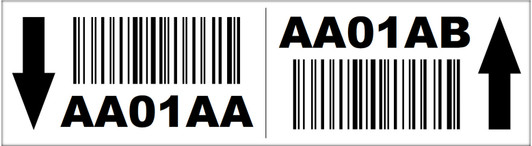 2.75x10 Rack Location Label