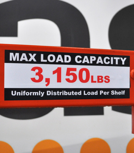 Beam Load Label - T1-3x8