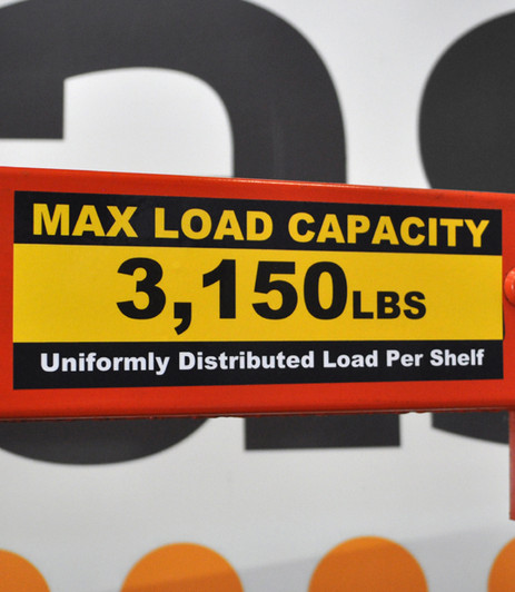 Beam Load Label - T1-3x8