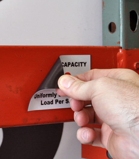 Magnetic Load Limit Label T4