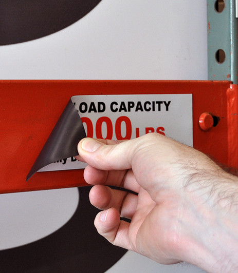 Magnetic Beam Label - T4-2.5x8