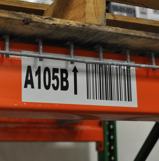 Reflective Rack Label