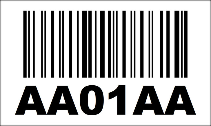 3x5 Card Location Label
