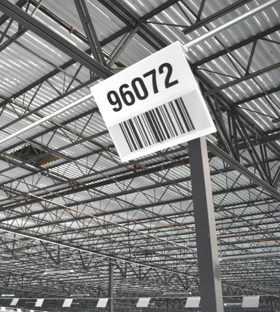 ASG Services | Single-Sided Bar-code Hanging Signs