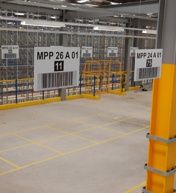 DoubleSided Warehouse Hanging Signs