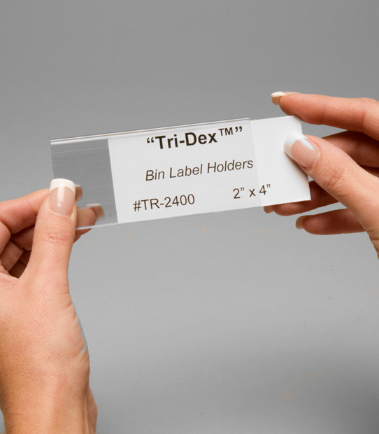 tritri&coページ Tri-Dex Bin Label Holder