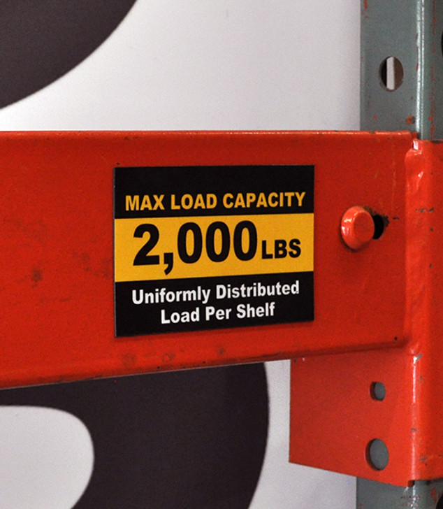 Magnetic Weight Load Label