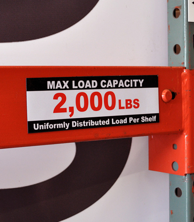 Magnetic Beam Load Label - T1