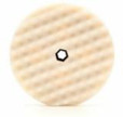 3M Perfect-It 6" quick connect white foam compounding pad.