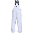 HELLY HANSEN white Mandal Processing bib pant medium PVC coated 100% polyester