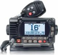 STANDARD HORIZON black 25W fixed mount VHF/GPS radio RAM MIC compatible with dot matrix LCD.