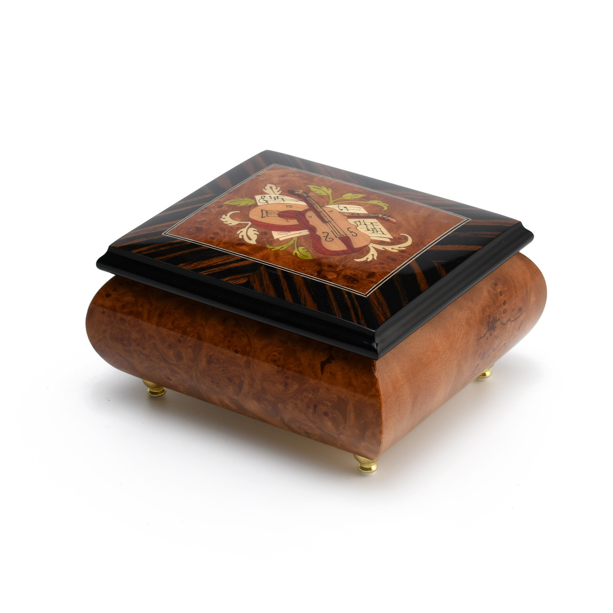 Instrument Music Box Wood Inlay Shop Music Box Attic