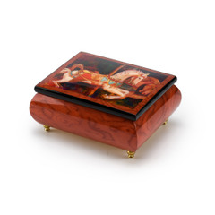 Inlaid Carousel Ercolano Music Box Featuring If You Can Believe by Simon Bull