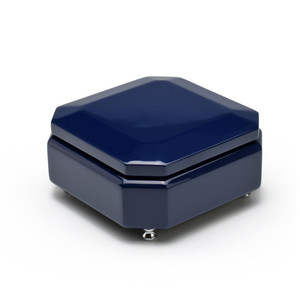 Stunning Octagonal Midnight Blue Custom USB Module Music Box