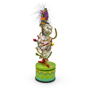 Colorful Musical Caribbean Cat Figurine with Maracas from the Catwalk Collection by Westland