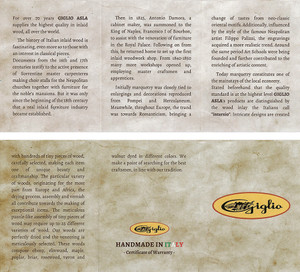 Grand Double Level Instrumental And Floral Theme Inlay
