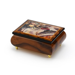 Handcrafted Ercolano Music Box Featuring Harmonic Duet by Lena Liu