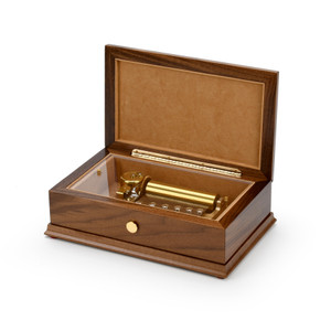 Elegant 50 Note Swiss Classic Style Inlay Grand Music Box