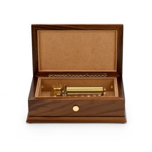 Elegant 50 Note Swiss Classic Style Inlay Grand Music Box
