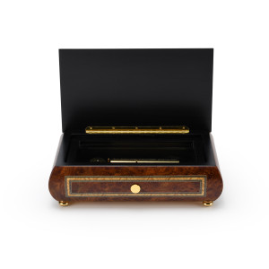 Hand Made 72 Note Sankyo Classic Style with Frame Inlay Grand Music Box