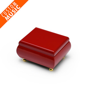 Gorgeous Venetian Red USB Sound Module Music Jewelry Box
