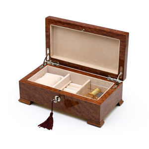 Stunning Vavona Wood 36 Note Classic Italian Style Musical Valet / Watch Box