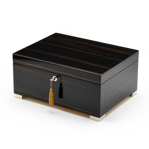 luxury ebony men’s valet box