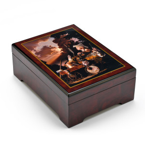 Wooden Musical Keepsake - Byerley Fireworks Tonight Music Box