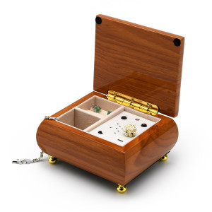 Natural Hi-Gloss Light Wood Custom USB Module Music Box