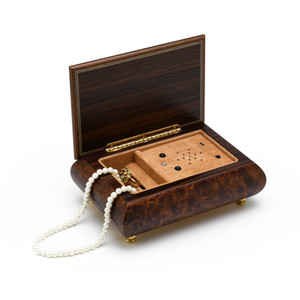 Custom Sound Module Digital Matte Music Theme Inlay Musical Jewelry Box