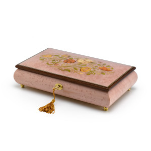 floral inlay keepsake box