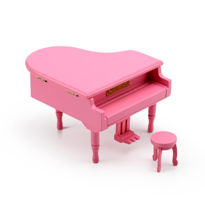 Pink Miniature Custom USB Sound Module Piano Music Box