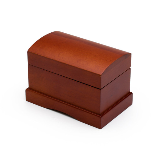 solid wood trunk jewelry box
