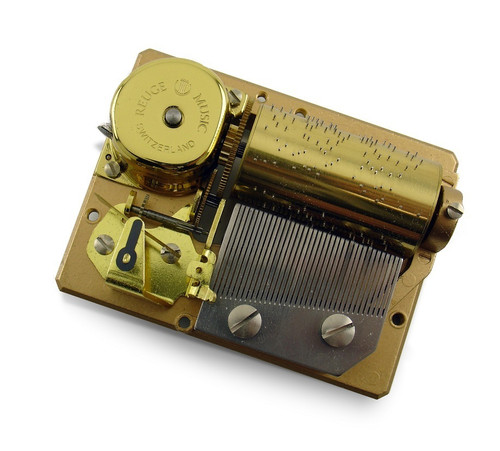 Early REUGE 36 note antique ムーヴメント 36 Note Swiss Mechanical Movement - MusicBoxAttic.com