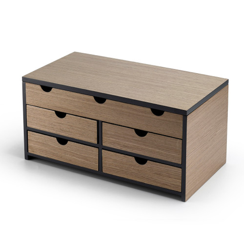 Spacious Modern 18 Note Musical Jewelry Box with Mirror - OVERSTOCK PRICE