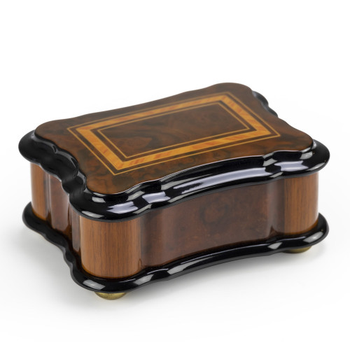 Gorgeous 36 Note Reuge Classic Style Wood Inlay Music Box
