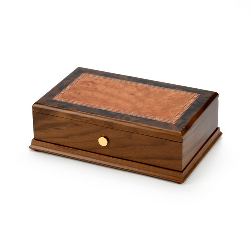 Elegant 72 Note Swiss Classic Style Inlay Grand Music Box