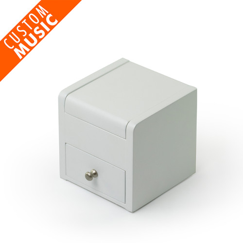 White Ballerina Custom USB Sound Module Any Song Music Jewelry Box