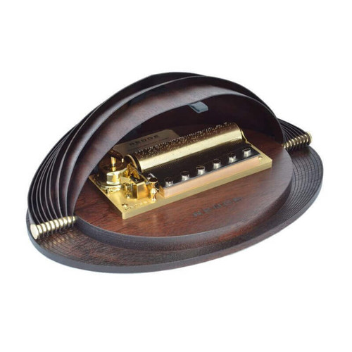 Tribute to Sydney Opera House 72 Note Mahogany Music Box