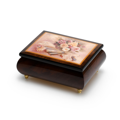 Handcrafted Ercolano Music Box Featuring Nostalgia by Brenda Burke