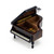 Gorgeous 22 Note Burl-Elm Music and Floral Theme Grand Piano Sorrento Music Box