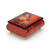 Extraordinary Orange-red Ercolano Music Jewelry Box - Bless the Day by Simon Bull