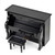 Miniature 18 Note Musical Hi-Gloss Black Upright Piano with Bench