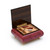 Classic Red Wine Arabesque Wood Inlay Music Box, Quality and Beauty of Sorrento Italy