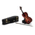 Elegant Brown Cello Music Box With A Stand