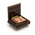 Delightful 23 Note Warm Wood Tone Musical Jewelry Box with Floral and Heart Outline Inlay