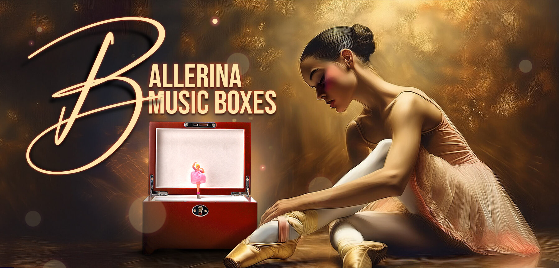 Ballerina Music Box From Music Box Attic, New Collection - 2024