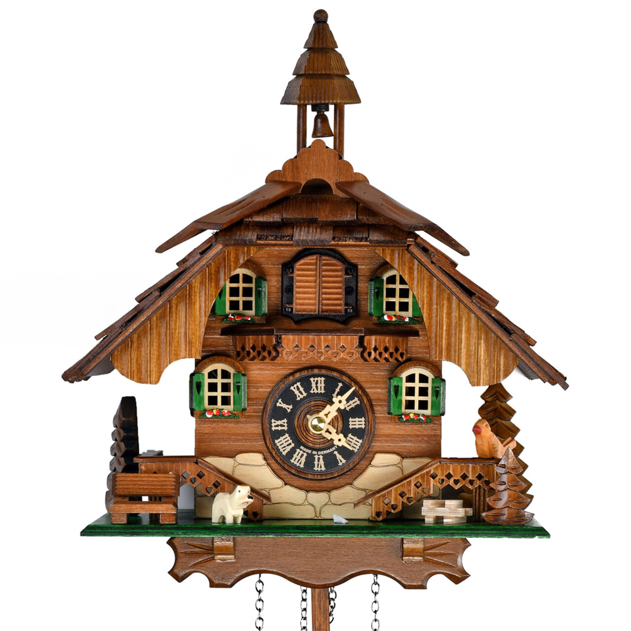 black forest chalet musical cuckoo clock