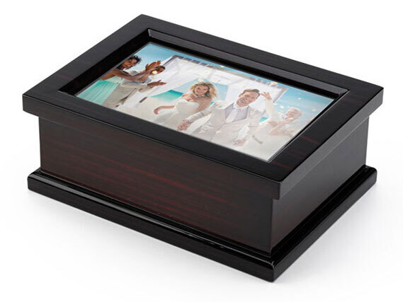 photo frame music box with wedding photo