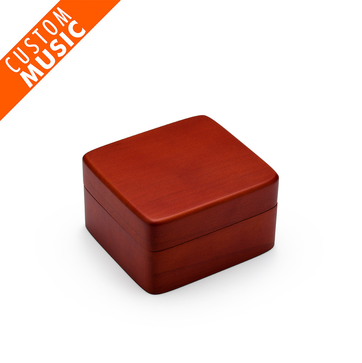 Image of Simple Classy Wooden Custom USB Module Music Box | Any Song